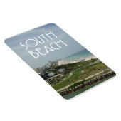 South Beach Miami skyline foto Magneet (Rechterzijde)