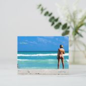 South Beach Postcard Briefkaart (Staand voorkant)
