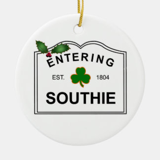 South Boston MA Keramisch Ornament