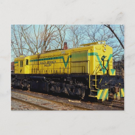 South Branch Valley Railroad Alco MRS-1 No. 28 Rom Briefkaart (Voorkant)