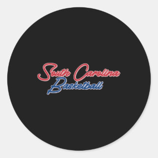 South Carolina Basketball (Verenigde Staten) Ronde Sticker