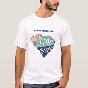South Carolina bijnawoord woordkunst T-shirt