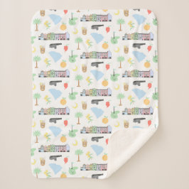 South Carolina Blanket Sherpa Deken