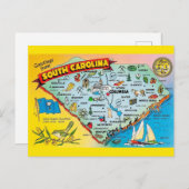 South Carolina  Briefkaart (Voorkant / Achterkant)
