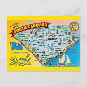South Carolina Briefkaart