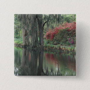 South Carolina, Charleston Vierkante Button 5,1 Cm