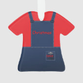 South Carolina County Overalls Ornament (achterkant)