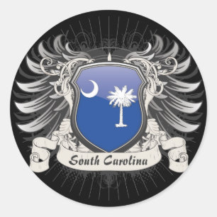 South Carolina Crest Ronde Sticker