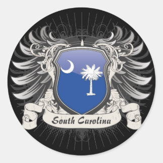 South Carolina Crest Ronde Sticker