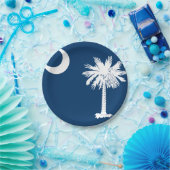 South Carolina Custom Paper Borden 7'' Papieren Bordje (Feest)