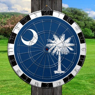 South Carolina Dartboard & Carolina Flag/board Dartbord