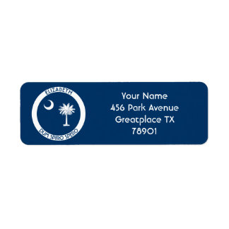 South Carolina De persoonlijke vlag van de deelsta Etiket