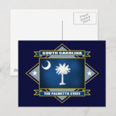 South Carolina Diamond Briefkaart (Voorkant / Achterkant)