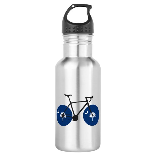 South Carolina Flag Bicycle Waterfles (Voorkant)