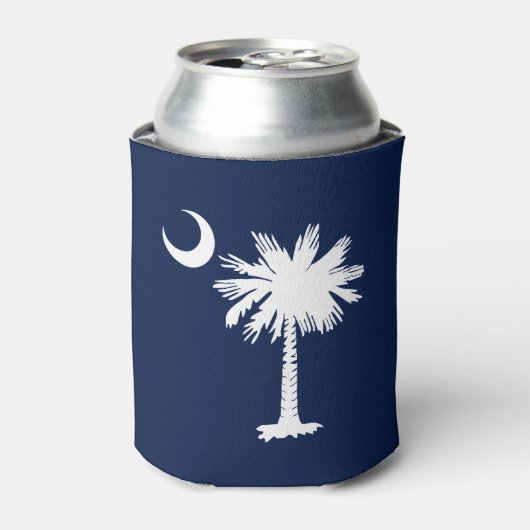 South Carolina Flag Blikjeskoeler (Blikje Voorkant)