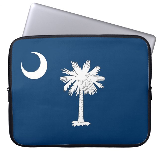 South Carolina Flag Laptop Sleeve (Voorkant)