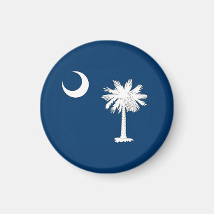 South Carolina Flag Magneet
