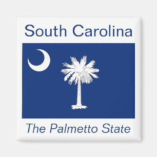 South Carolina Flag Magnet Magneet