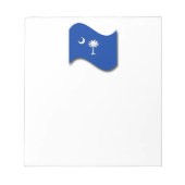 SOUTH CAROLINA FLAG NOTITIEBLOK (Voorkant)