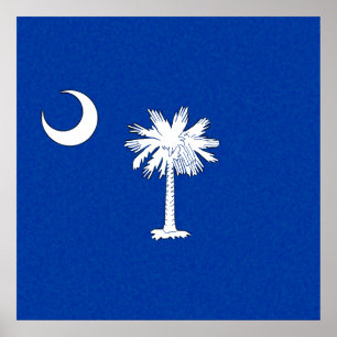 SOUTH CAROLINA FLAG POSTER