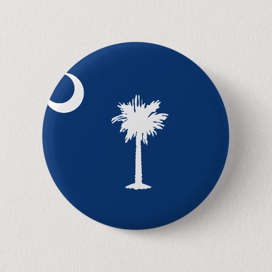 SOUTH CAROLINA FLAG RONDE BUTTON 5,7 CM (Voorkant)