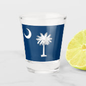 South Carolina Flag Shot Glas (Voorkant)