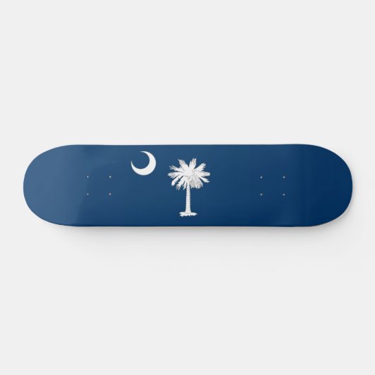 South Carolina Flag Skateboard (Horizontaal)