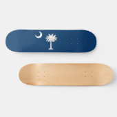South Carolina Flag Skateboard (Horizontaal)