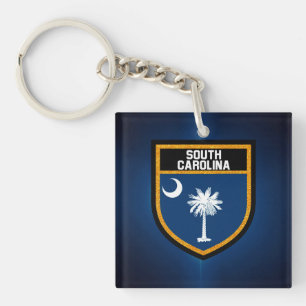 South Carolina Flag Sleutelhanger
