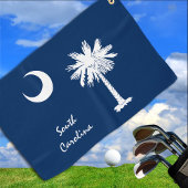 South Carolina Flag & State USA golf- en sportfans Golfhanddoek