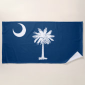 South Carolina Flag Strandlaken (Voorkant)