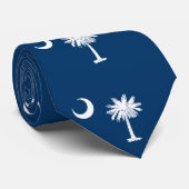 South Carolina Flag Stropdas (Opgerold)