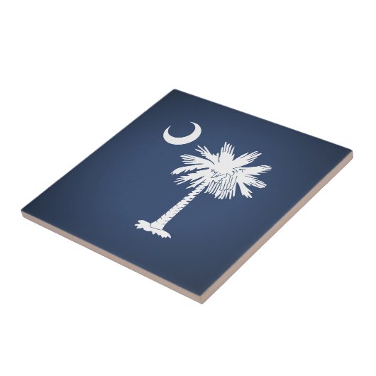 South Carolina Flag Tegeltje (Zijkant)