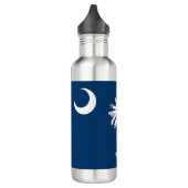 South Carolina Flag Waterfles (Links)