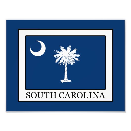 South Carolina Foto Afdruk (Voorkant)
