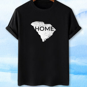 South Carolina Home kaart T-shirt
