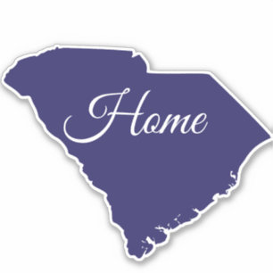 South Carolina Home State Sticker / Label