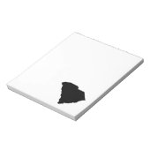 South Carolina in Black Notitieblok (Gedraaid)