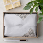 South Carolina  kaart van het Afbeelding Tissuepapier (Geschenk)