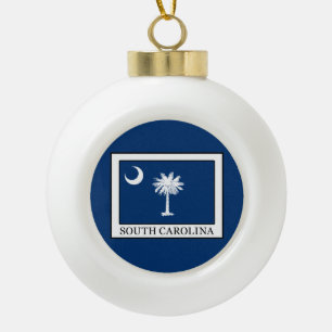 South Carolina Keramische Bal Ornament