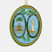 South Carolina* kerstversiering Keramisch Ornament (Rechts)
