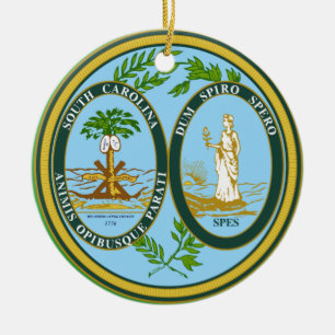 South Carolina* kerstversiering Keramisch Ornament