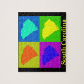 South Carolina Map Legpuzzel (Verticaal)