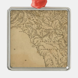 South Carolina Metalen Ornament