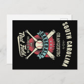 South Carolina Orangeburg Baseball Briefkaart (Voorkant / Achterkant)
