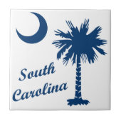 South Carolina Palmetto Tegeltje (Voorkant)