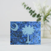 South Carolina Palmetto Tree Briefkaart (Staand voorkant)