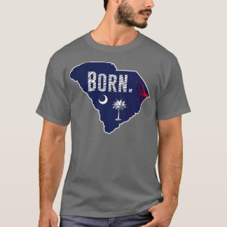 South Carolina SC geboren palmetto T-shirt