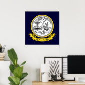 South Carolina Seal Poster (Thuiskantoor)