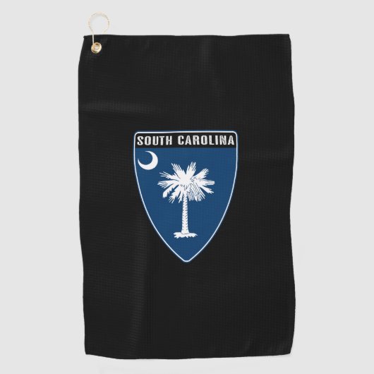 South Carolina Shield Golfhanddoek (Voorkant)